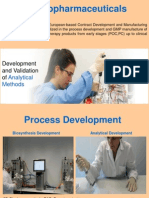 Development and Manufacture of Biological Products