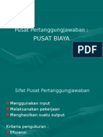 1 Pusat Biaya Pendapatan