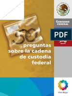 50 Preguntas de cadena de custodia