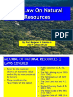 The Law On Natural Resources