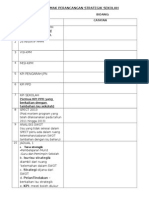 Contoh Senarai Semak Perancangan Strategik Sekolah