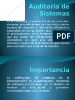 Auditoría de Sistemas