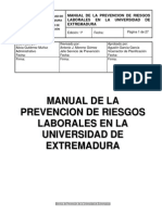 Manual Riesgos Laborales Universidad Extremadura