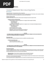 6.6 Income Statement_ Non-recurring Items