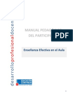 Manual Pedagogico Participante Ens Efectiva Aula PDF