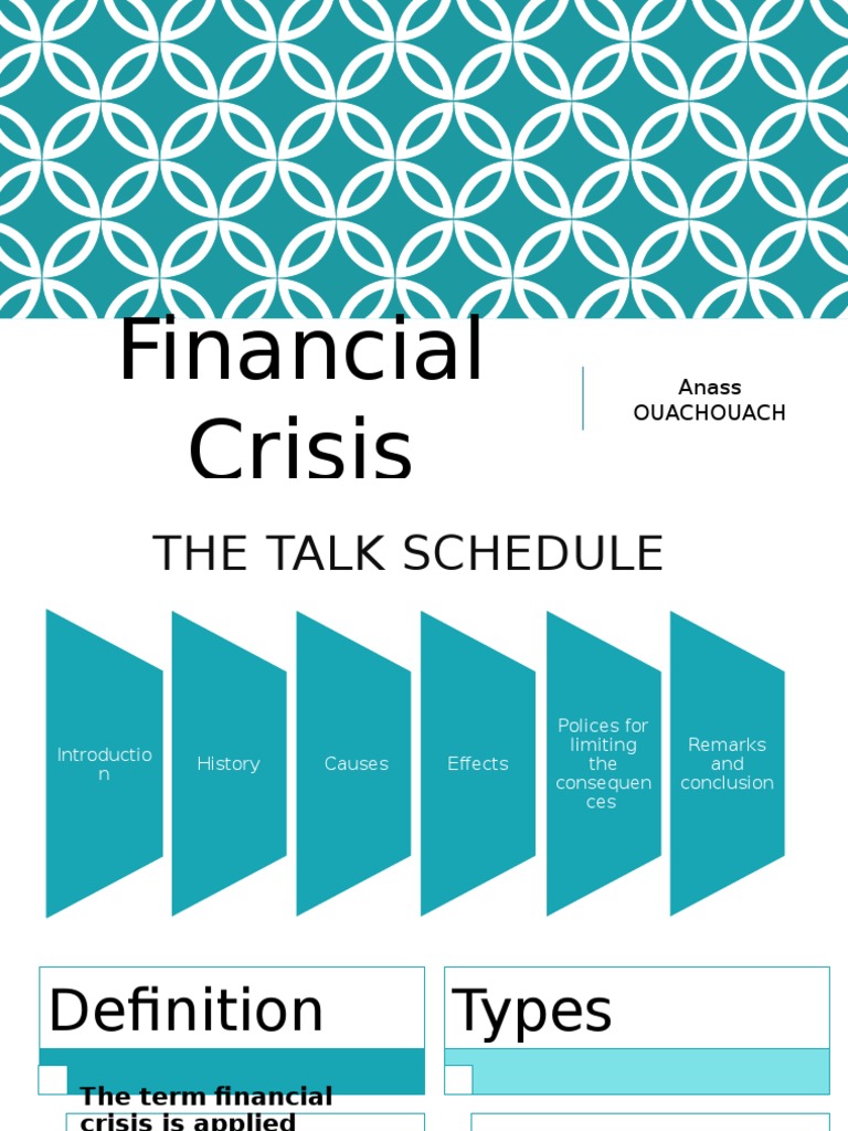 Financial Crisis: Anass Ouachouach | PDF | Finance & Money Management ...