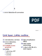 Recap: Signals & Coding Framing Error Detection & Correction