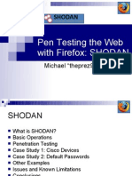 Pen Testing The Web With Firefox: SHODAN