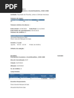 Disciplina FLH5384 - Alexandre e Flavio Saes