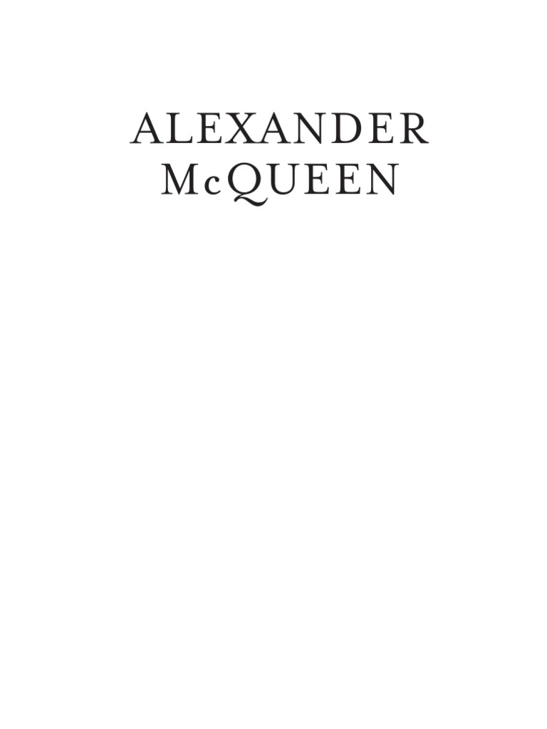 Alexander Mcqueen Vam 2015 | PDF | Library And Museum | Fashion, image size:768x1024