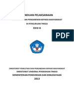 Panduan Pelaksanaan Penelitian Desentralisasi DIKTI 2015