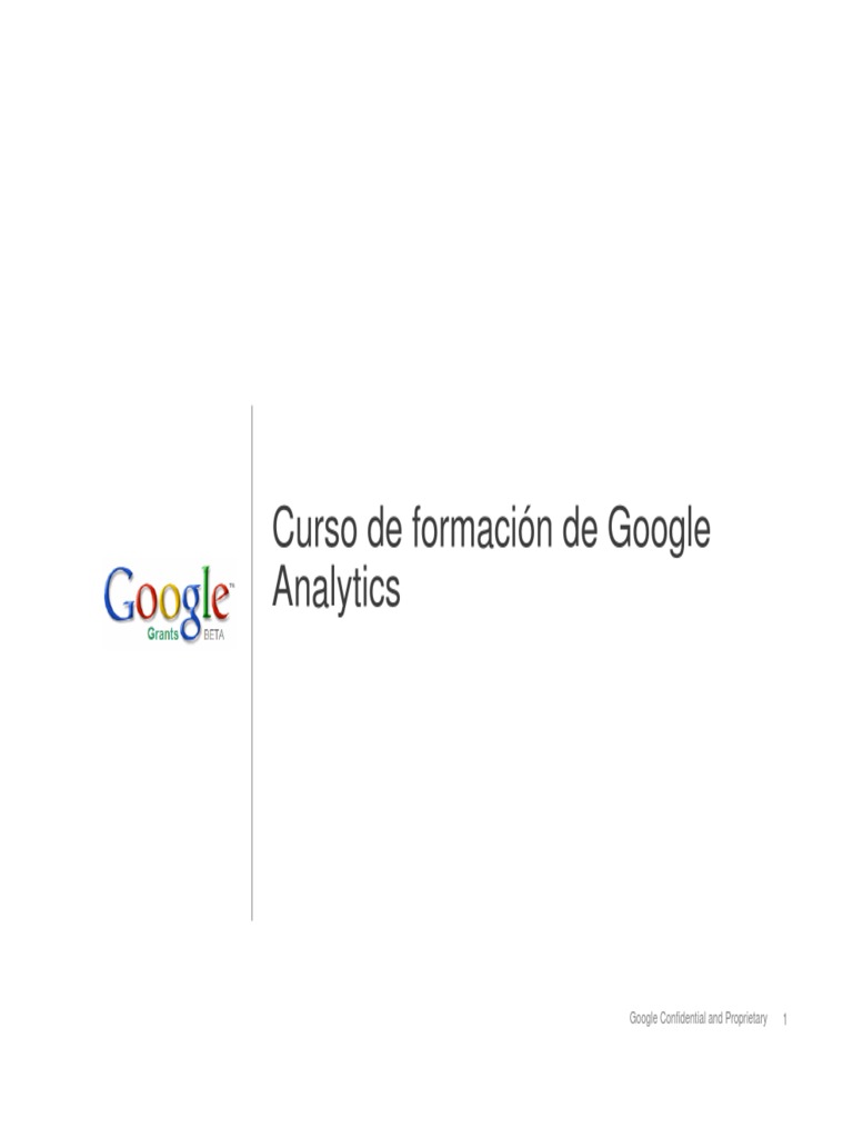 Guía de Google Analytics: Configuración y Objetivos | PDF | Cookie HTTP ...