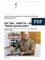 Diy Tsa How To - Make A "Safety Spectrometer": Subscribe Now Give A Gift