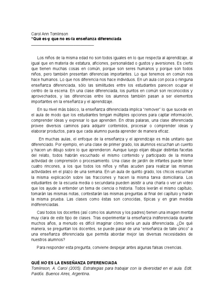 Estrategias para la Diversidad en el Aula | PDF | Información | Aprendizaje