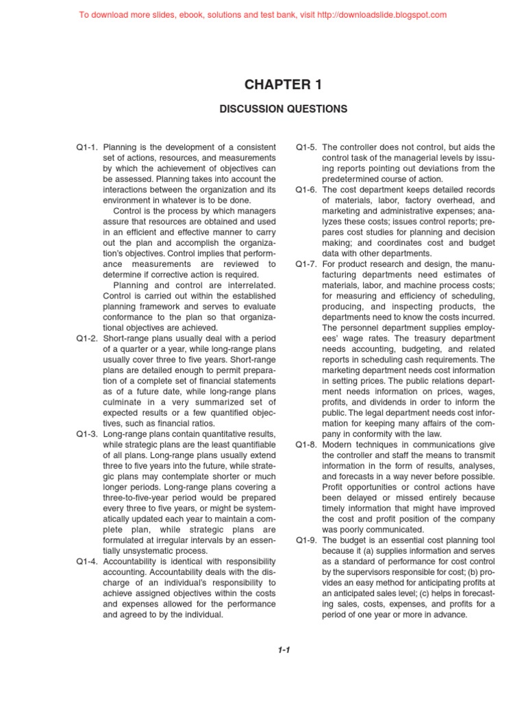 Discussion Questions | PDF