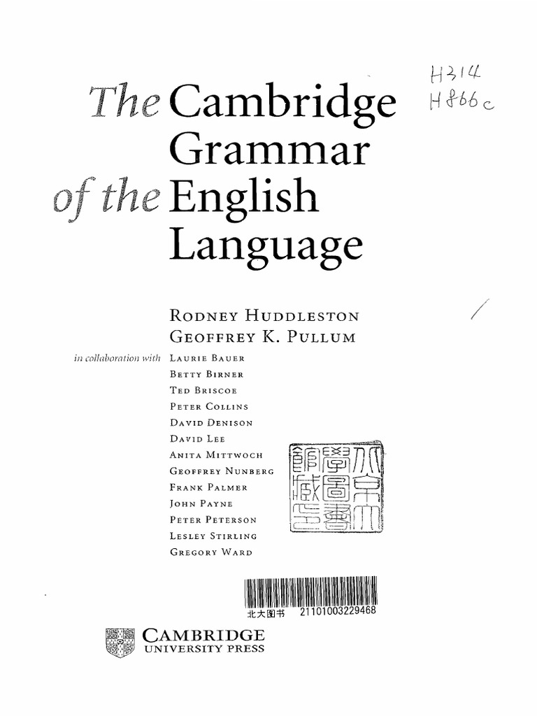 語学・辞書・学習参考書 Cambridge Grammar of English language 語学・辞書・学習参考書 The Cambridge Grammar of the English