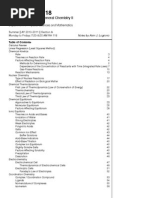 Chemistry 18 Notes