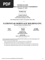 Nationstar Mortgage 8-K_July 2013_MSR PSA