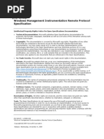 Windows Management Instrumentation Interface