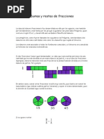 Sumas y Restas de Fracciones