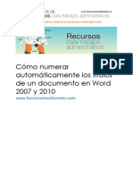 25_Cómo Numerar Automáticamente Los Títulos de Un Documento Word 2007 y 2010
