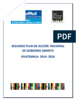 Plan de Acción de Gobierno Abierto Guatemala 2014-2016 (29-6-2014)