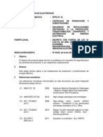 Pliego Tecnico Normativo-RPTD10 Centrales Produccion y Subestaciones