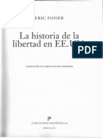 FONER, Eric. La Historia de La Libertad en EEUU Cap. 1 & 4 Tema 1