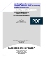 Rst-164 Condition Assessment of Boiler Piping & Header Components