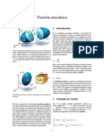 Tensión mecánica: concepto y componentes en