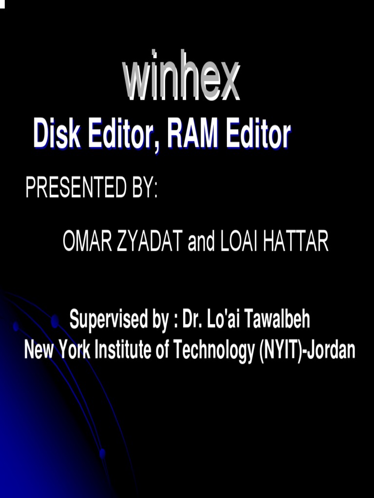 WinHex: Advanced Hex Editor Overview | PDF | File System | Disk Storage
