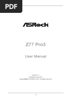 Z77 Pro3: User Manual