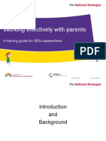 Working Effectively With Parents: A Training Guide For SEN Caseworkers