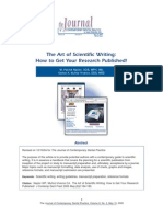 The Art of Scientific Writing: How To Get Your Research Published!