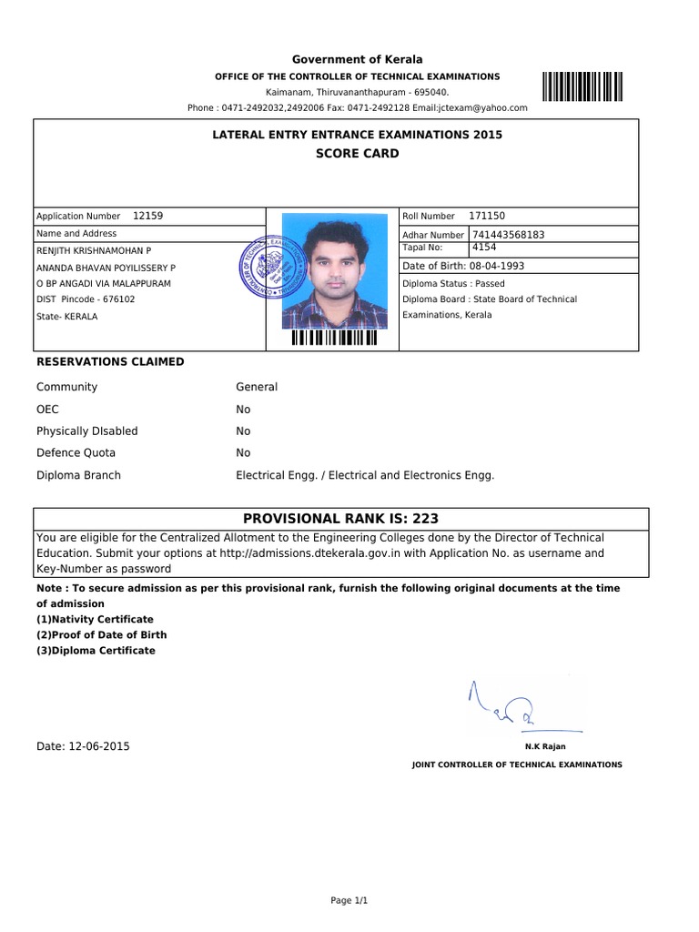 Let 171150 Scorecard | PDF