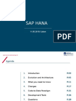 SAP HANA Apresentation