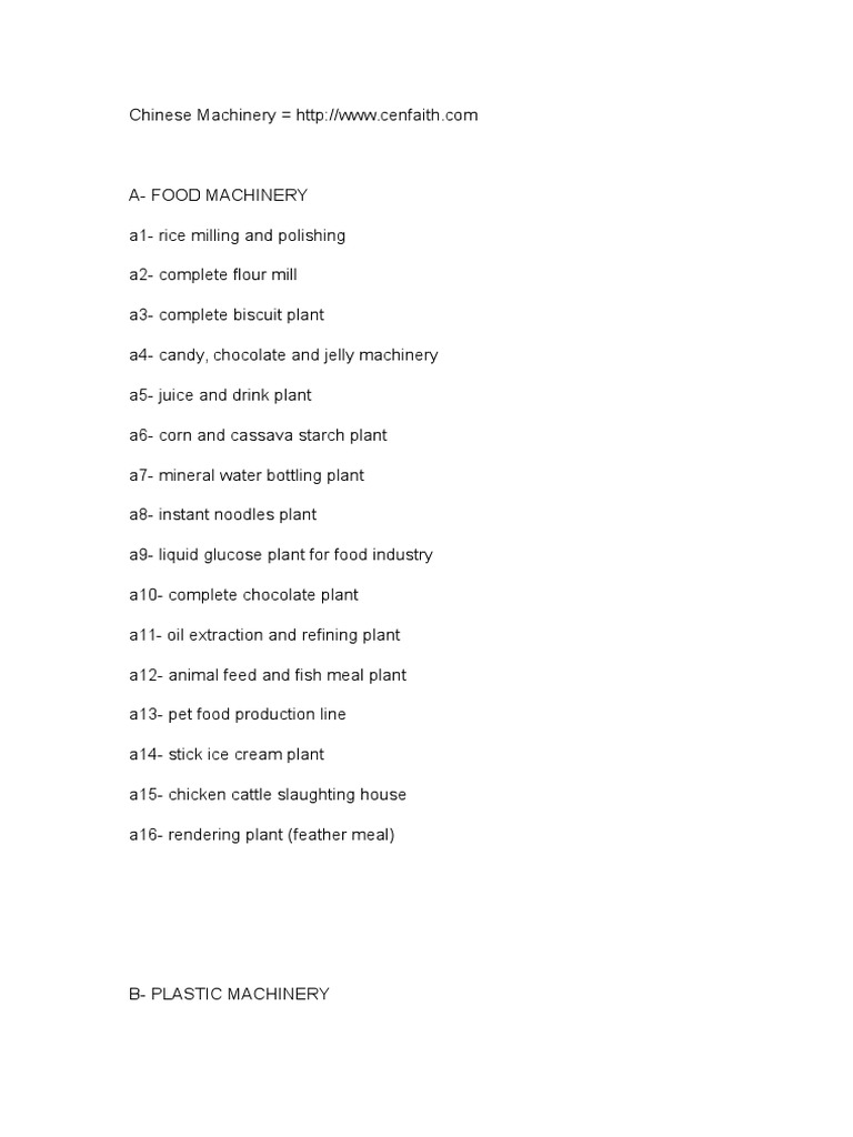 Chinese Machinery | PDF | Technology & Engineering