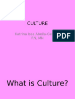 Culture: Katrina Issa Abella-Gelaga, RN, MN