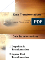 Data Transformations: Josette Valencia Amato, Maed-Gen. Sci