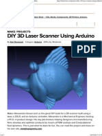 DIY 3D Laser Scanner Using Arduino - Make_ _ Make