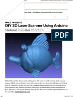 DIY 3D Laser Scanner Using Arduino - Make - Make