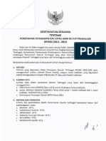 Surat Kesepakatan Bersama Lembar Persetujuan Ttg Penetapan 70 K