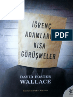 David Foster Wallace - İğrenç Adamlarla Kısa Görüşmeler CS