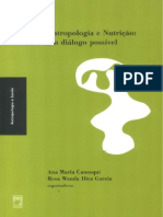 Antropologia e Nutricao - Um Dialogo Possivel - LIVRO