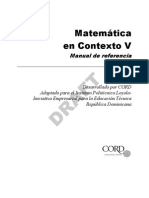 Matematica en Contexto V - Manual de Referencia 10 09