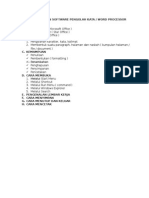 Mengoperasikan Software Pengolah Kata