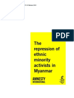 16feb10 The Repression of Ethnic Minority Activists in Myanmar