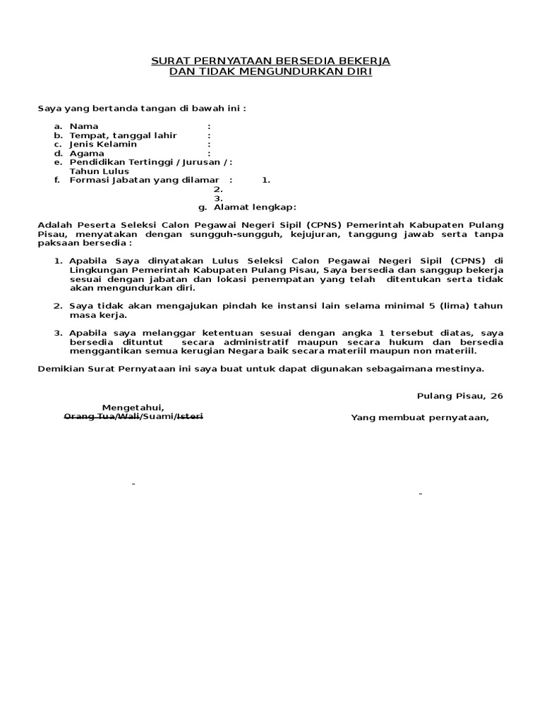 Contoh Surat Pemberitahuan Ketidakan Menerima Surat Pengesahan