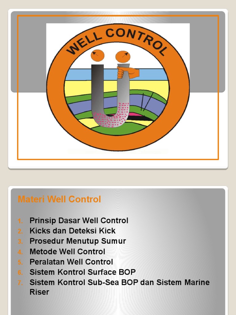 Prinsip dan Metode Well Control | PDF