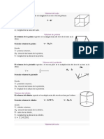 Formula y Tabla de Conversiones